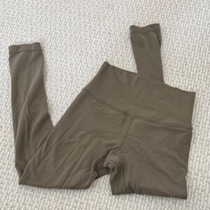 Lululemon Olive Green Align High-Waisted Leggings